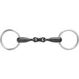 Bridles & Accessories Korsteel Sweet Iron French Link Loose Ring Snaffle