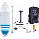 Push-in Fin SUP Sets Ocean Pacific Sunset All Round 9'6 Inflatable Paddle Board White/Grey/Teal White/Grey/Teal