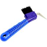 Nylon Grooming & Care Hoof Pick Brush w/Grip Purple Smartpak