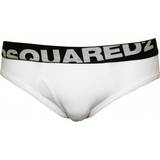 DSquared2 Knickers DSquared2 Angled Logo Low-Rise Brief, White/black