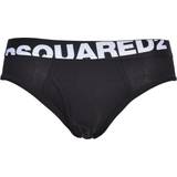 DSquared2 Knickers DSquared2 Angled Logo Low-Rise Brief, Black/white