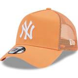 Orange - Women Caps New Era 9Forty AF League Ess Yankees Cap apricot One