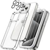JeTech 5 in 1 Case for iPhone 15 Pro 2-Pack