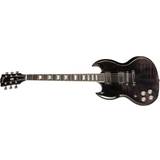 Gibson Electric Guitar Gibson SG Modern, Trans Black Fade, Left Handed Electric Guitar