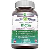 Coconut Supplements Amazing Nutrition Biotin With Coconut Oil 10000 mcg