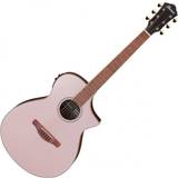 String Instruments Ibanez AEWC12 Electro Acoustic, Rose Gold Metallic Flat