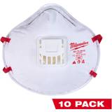 Milwaukee 10pk N95 Valved Respirator