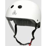 Triple 8 Eight Certified Sweatsaver Skate Helmet White Rubber XS-S