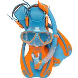 Orange Snorkel Sets Cressi Cressi Rocks Kids Set, Blue/Orange