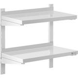 Royal Catering Stainless 2 Wall Shelf