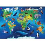 Mudpuppy Endangered Species World 80 Piece Puzzle