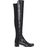 Men High Boots Stuart Weitzman Reserve Leather Over The Knee Boots, Black