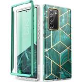 Green Bumpers i-Blason Cosmo Series Case Designed for Galaxy Note 20 5G 6.7 inch 2020 Release Protective Bumper Marble Design Without Built-in Screen
