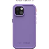 Waterproof Cases OtterBox iPhone 15 Case Frē Series for MagSafe Rule Of Plum Purple