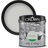 Crown Grey - Wall Paints Crown & Ceilings Silk Emulsion Spray Wall Paint Grey 2.5L