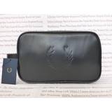 Fred Perry Bags Fred Perry Laurel Wreath Washbag Black Leather Bag One Size
