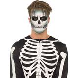Skeletons Makeup Fancy Dress Horror-Shop Glowing skeleton make up set schwarz/weiß/grün