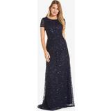 Evening Gowns Dresses Adrianna Papell Sequin Scoop Back Maxi Dress