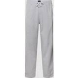 Cashmere Trousers & Shorts BOSS Cashmere Jogging Grey Melange