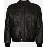 Dolce & Gabbana Leather jacket black