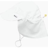 Babies Bucket Hats Green Sprouts UPF50 Eco Flap Hat-White-9-18mo