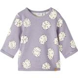 0-1M Sweatshirts Children's Clothing Name It Kianne Sweatshirt - Lavender (13219309)
