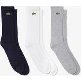 Lacoste Socks Lacoste Triple Pack Ankle Socks Grey