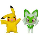 Jazwares Toy Figures Jazwares Pokémon Gen IX Battle Figure Pack Minifiguren 2er-Pack Pikachu & Felori 5 cm