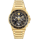 Versace Men Wrist Watches Versace Gents Greca Black Aluminous VE7H00623