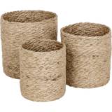 Dixie Boxes & Baskets Dixie Twisted small 3-pack Nature-grey Storage Box