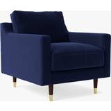Swoon 4 Seater Furniture Swoon Rieti Velvet Armchair