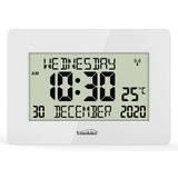 Controlled Silent Large LCD Wall Clock