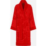 Dolce & Gabbana Men's Jacquard Logo Bath Robe Red Red