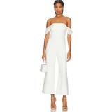 Likely Paz Off the Shoulder Jumpsuit White