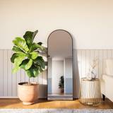 Steel Wall Mirrors The Style Haus Arch Steel Frame Large Hallway, Bedroom Wall Mirror