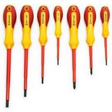 Crescent Pan Head Screwdrivers Crescent VDE Insulated Slotted Set 7-Piece Pan Head Screwdriver