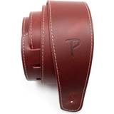 Perri’s Leathers Ltd. -Guitar Strap -Baseball Leather Series- Red- Adjustable- For Electric/Acoustic/Bass Guitars SP25S-7163