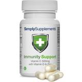 Vitamins & Minerals Simply Supplements Vitamin C, D and Zinc Capsules for Immunity Support