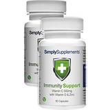 Vitamins & Minerals Simply Supplements Vitamin C, D and Zinc for Immunity Support
