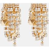 Valentino Jewellery Valentino Garavani BRIGHTRAIN METAL AND CRYSTAL EARRINGS Wo GOLD/CRYSTAL SILVER UNI