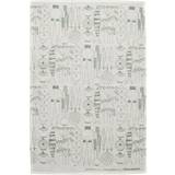 Almedahls Picnic White/Grey/Green Kitchen Towel White (70x47cm)
