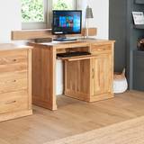 Baumhaus Mobel Oak Single Pedestal Writing Desk