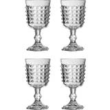Premier Housewares Wine Glasses Premier Housewares Of 4 Pyramid Wine Glass 25cl