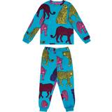 Jersey Night Garments Chelsea Peers NYC Kids' Recycled Fibre Leopard Print Pyjamas