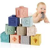 Buildings Blocks Baby blocks soft building blocks baby toys teethers toy educational silicone