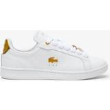 Lacoste Women Trainers Lacoste Carnaby Pro Leather Trainers White/Gold-Coloured 6.5