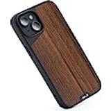 Mous Case for iPhone 14 Walnut Limitless 5.0 Protective iPhone 14 Case MagSafe Compatible Shockproof Phone Cover