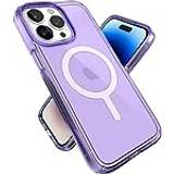 Speck Apple iPhone 14 Pro Max Mobile Phone Cases Speck iPhone 14 Pro Max GemShell with MagSafe in Amethyst
