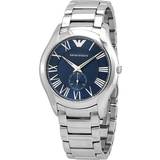 Armani Men Wrist Watches Armani Emporio Gents Silver Blue AR11085