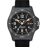 Men Watch Straps Timex Expedition North Freedive Ocean 46MM Recycled Fabric Gray/Black